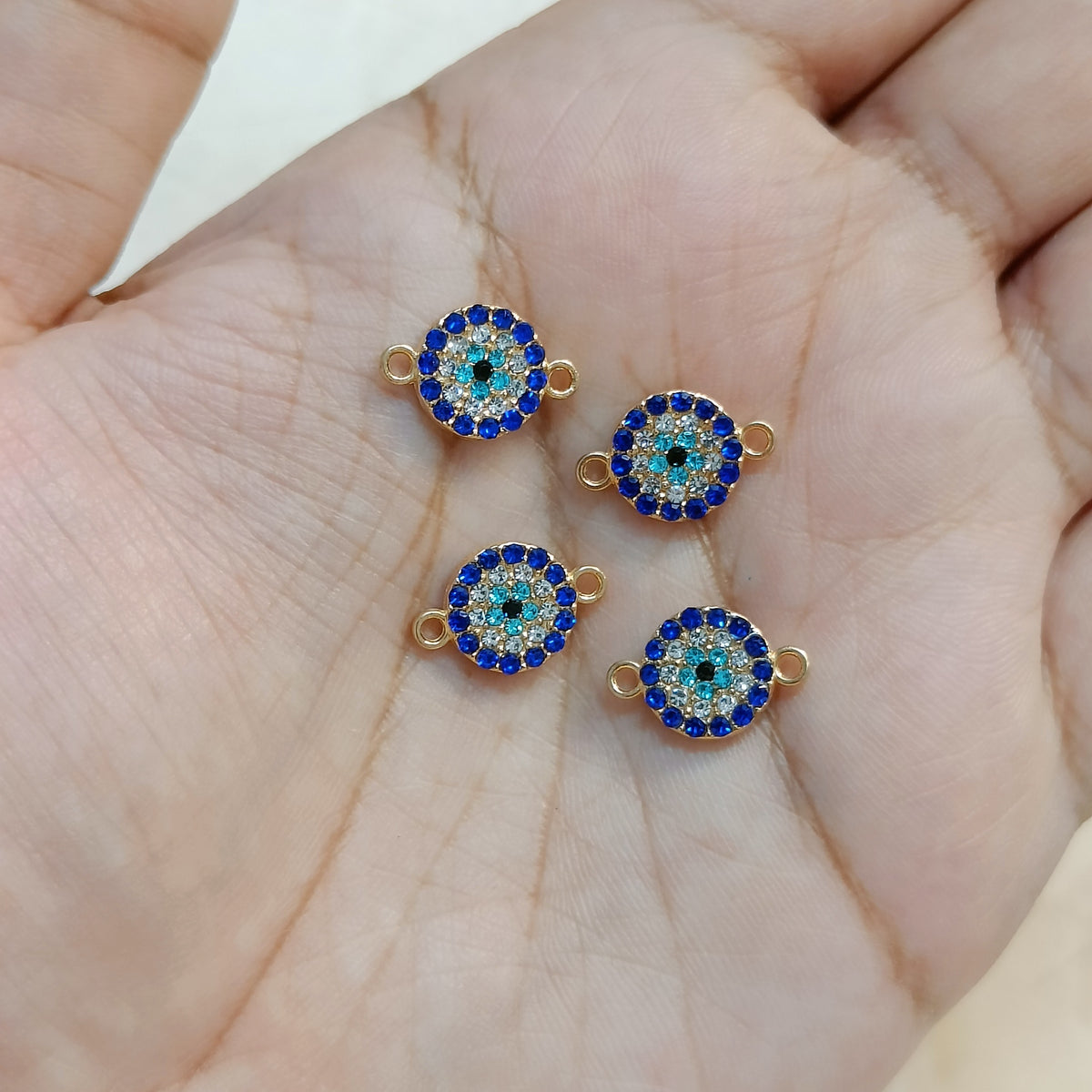 Multi-Studded Evil Eye Connectors