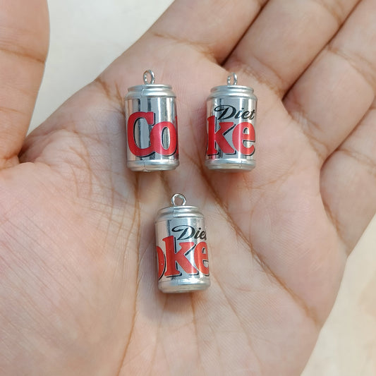 Shiny Diet Coke Can New Edit Miniature Resin Charms
