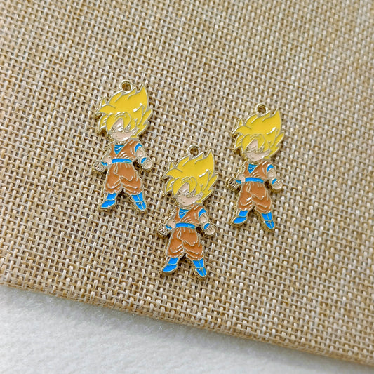 DragonBall-Z Goku Super Saiyan Metal Charms