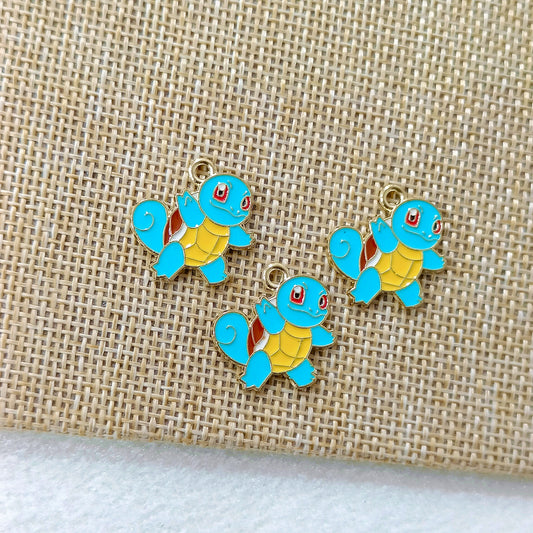 Squirtle Pokemon Metal Charms