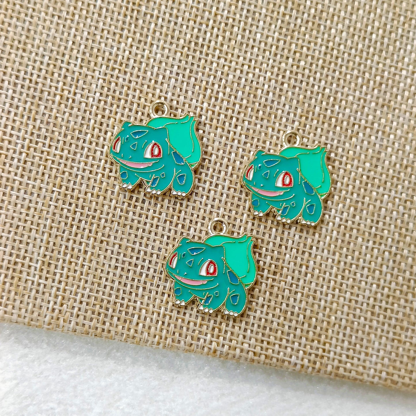 Bulbasaur Pokemon Metal Charms
