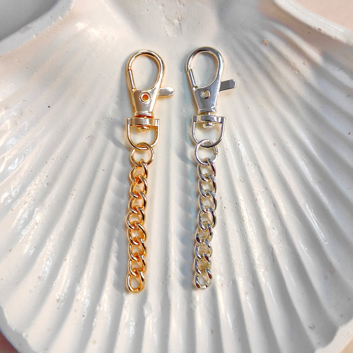 Dog-Hook Double-Length Bag Charms (Without Keyring) (75mm)