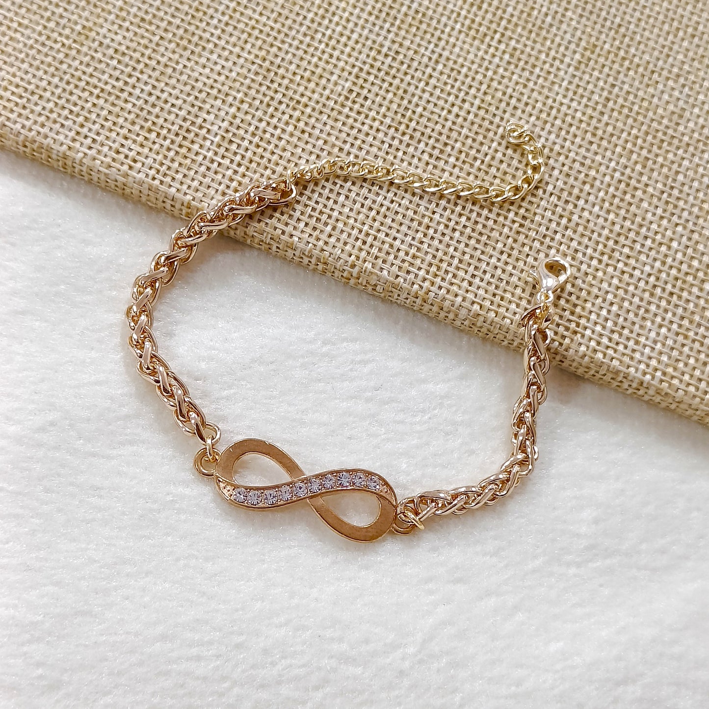 Braided Chain Infinity Unisex Bracelet