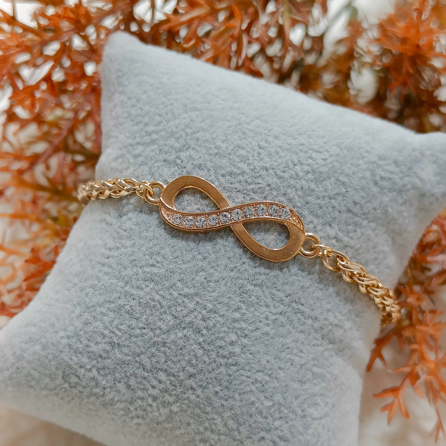 Braided Chain Infinity Unisex Bracelet