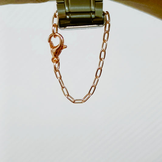 Mini Paperclip Chain Plain Watch Charm
