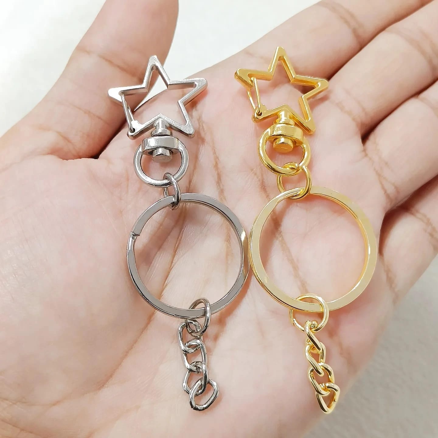 Star-Shaped Bag Charm Keychains
