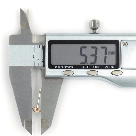 Earring Round-Head Post Studs