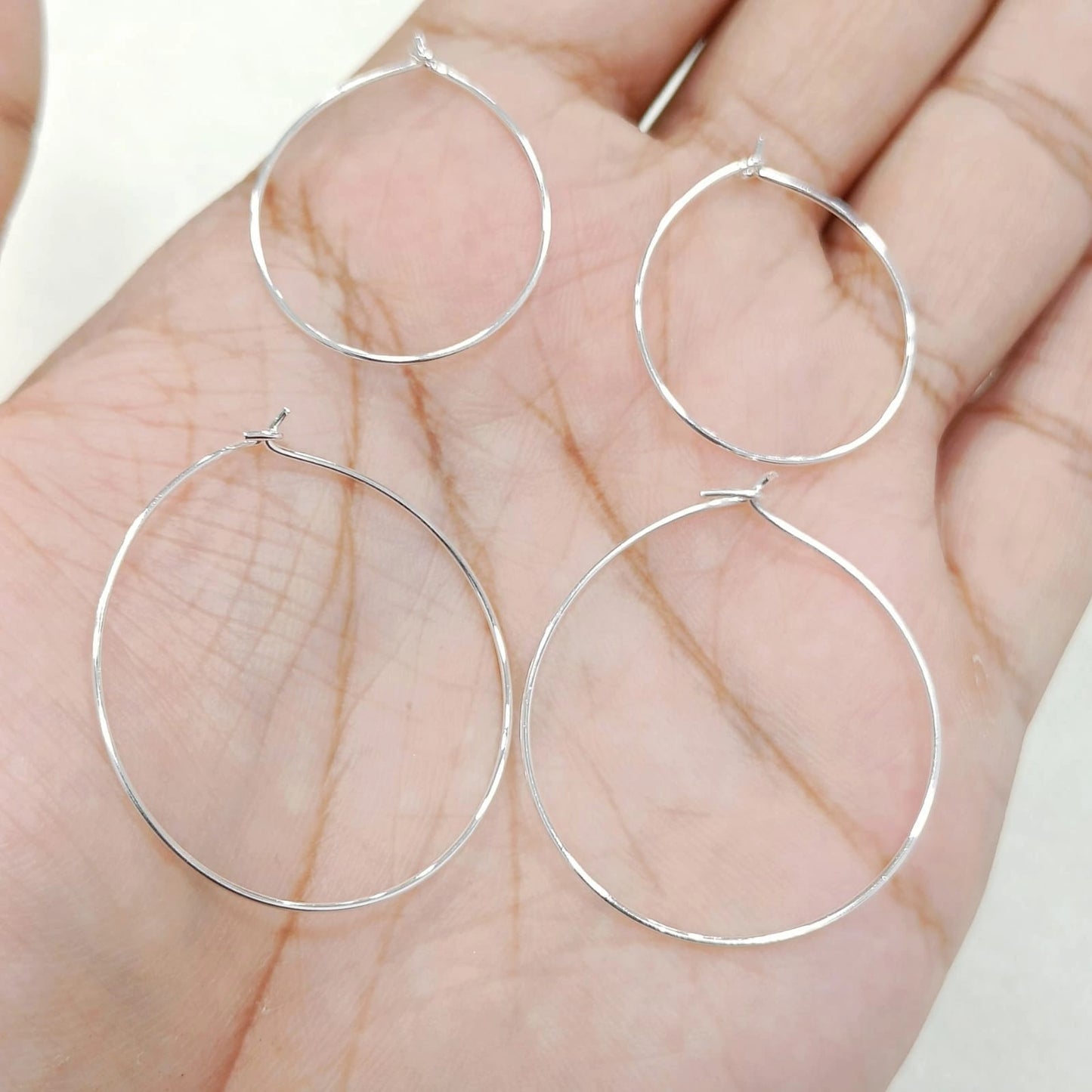 Earring Round Wire Hoops