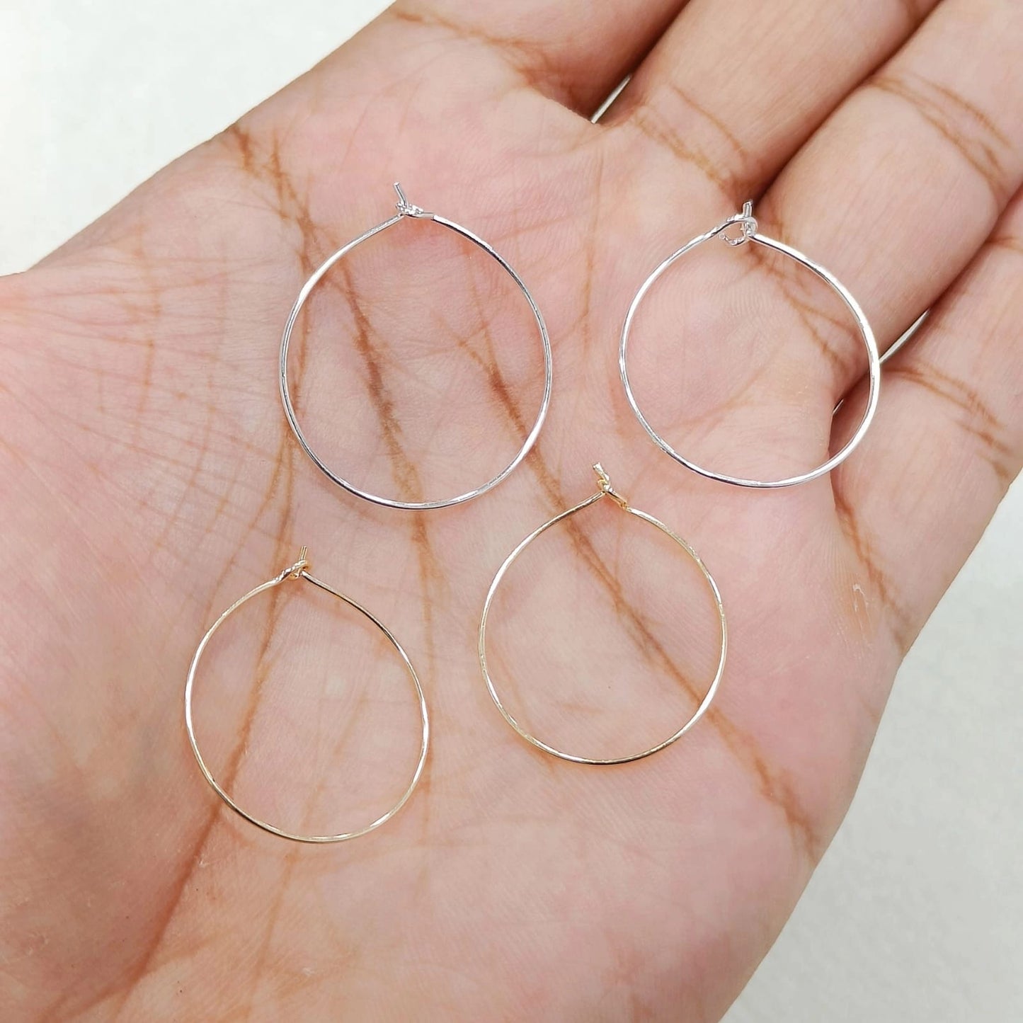 Earring Round Wire Hoops