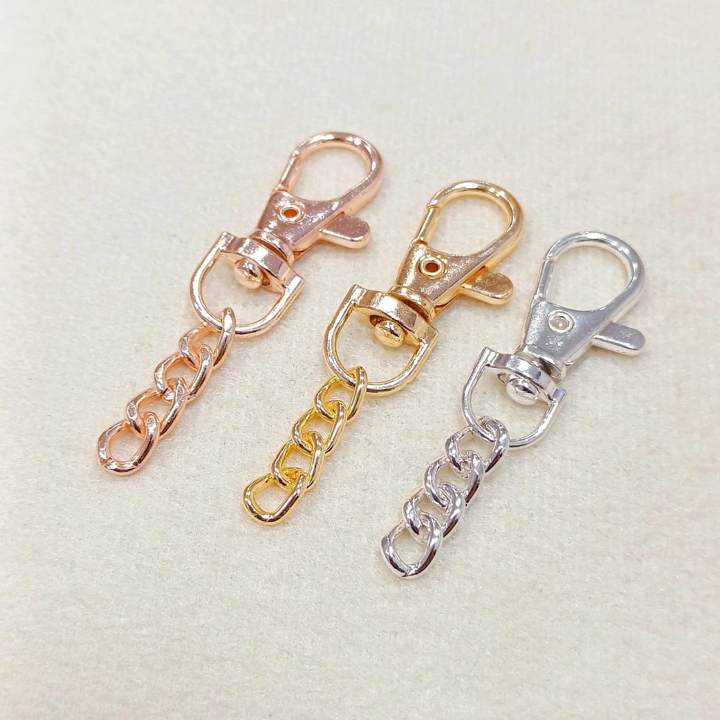 Dog-Hook Bag Charm Keychains (56mm)