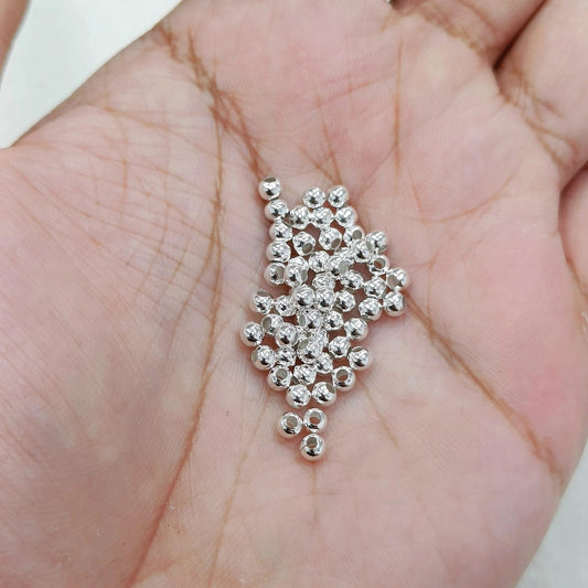 Round Metal Spacer Beads