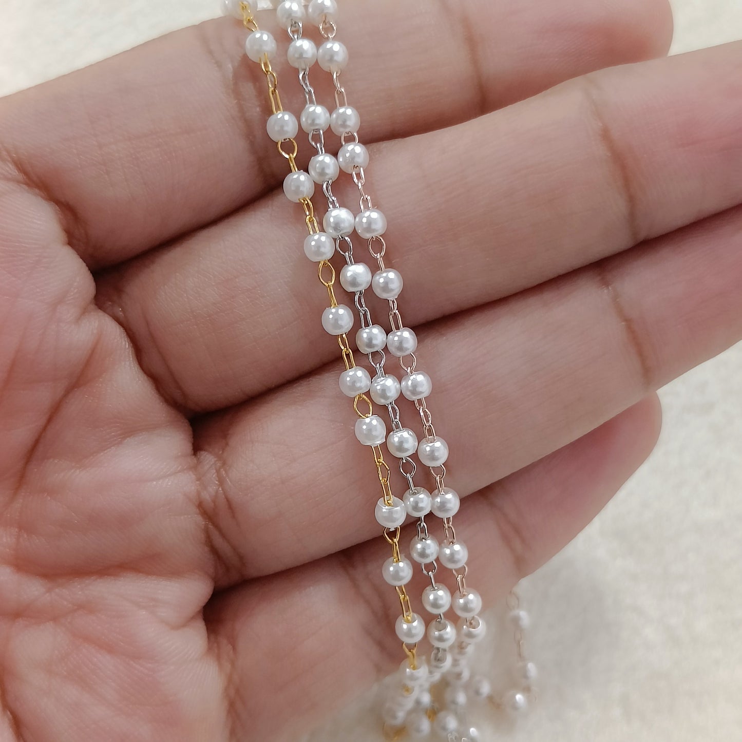 Pearl Knotting Chain