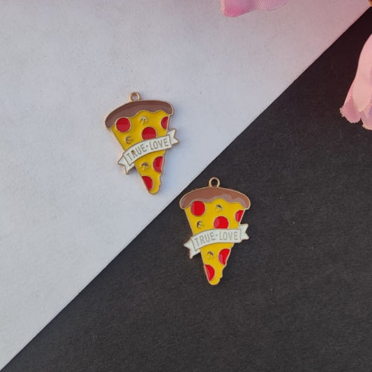 Pizza Slice Metal Charms