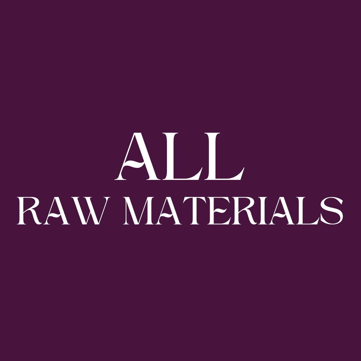 All Raw Materials