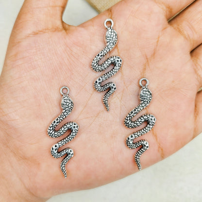 Chunky Snake Metal Charms