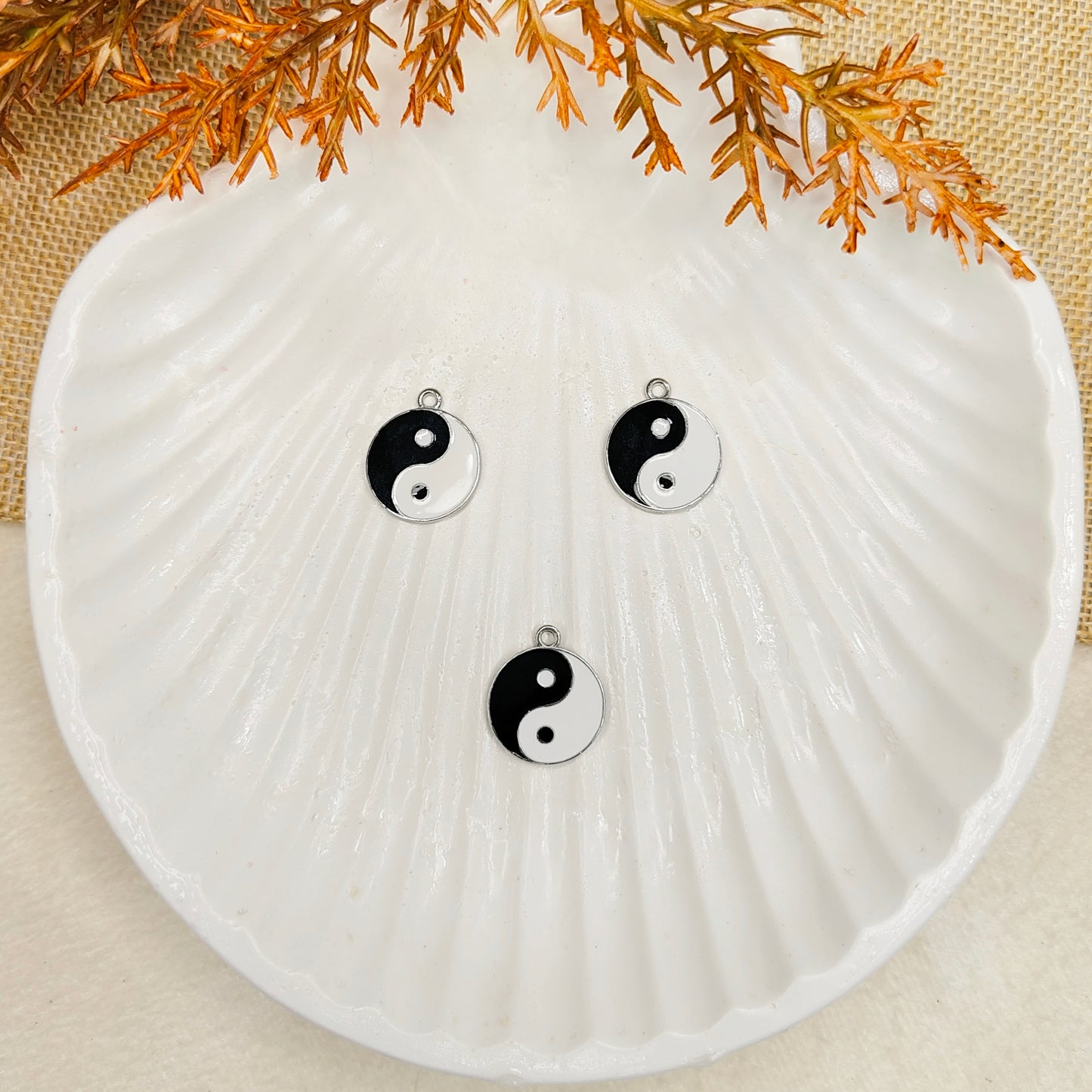 Yin Yang Reversible Metal Charms