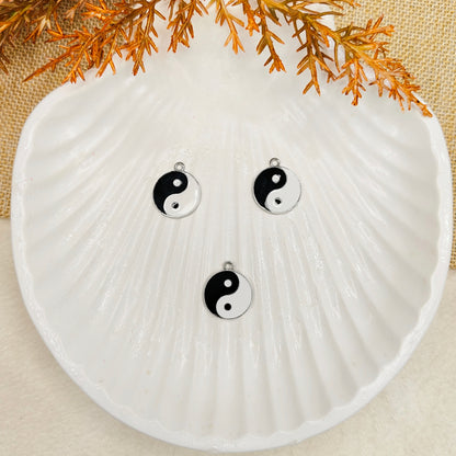 Yin Yang Reversible Metal Charms
