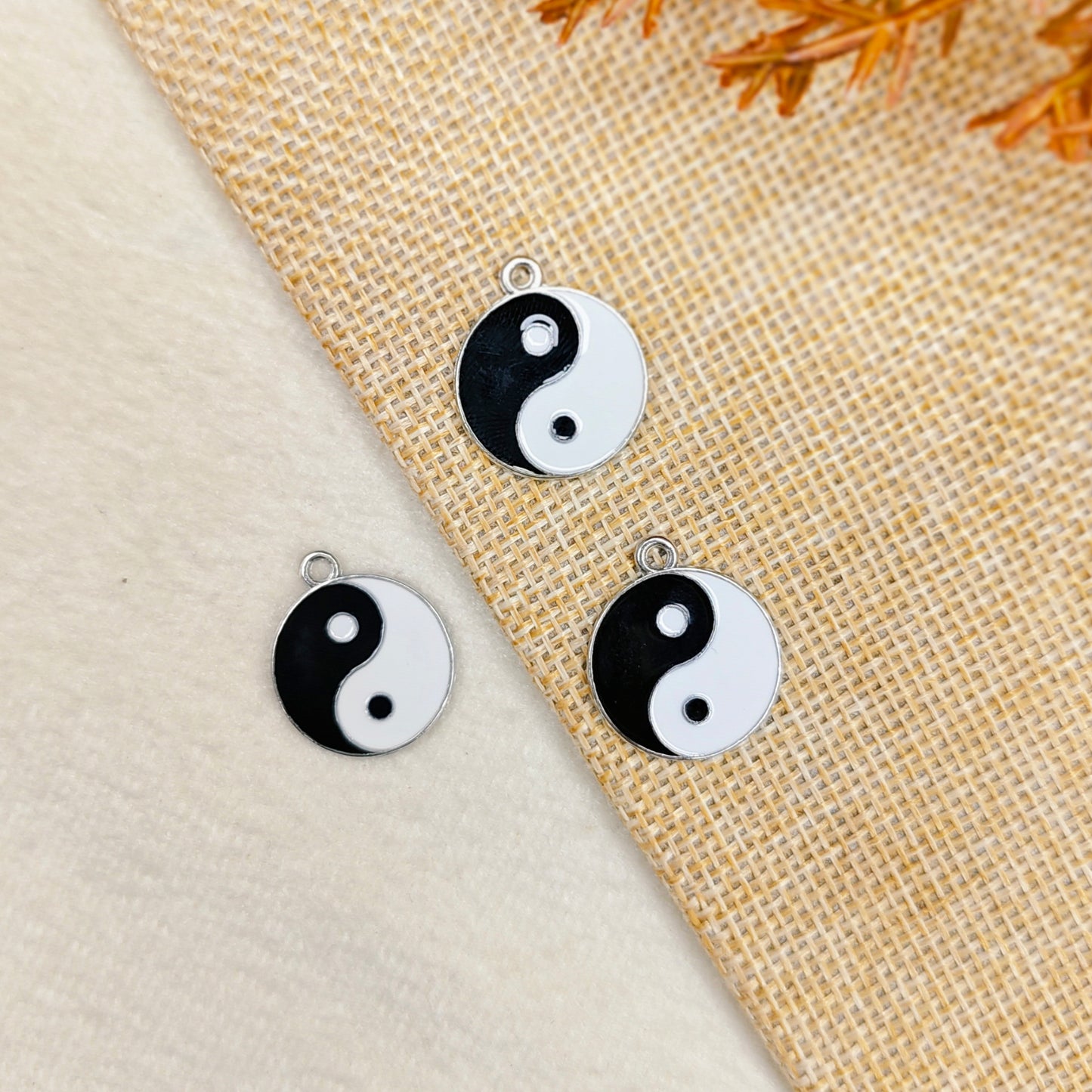 Yin Yang Reversible Metal Charms