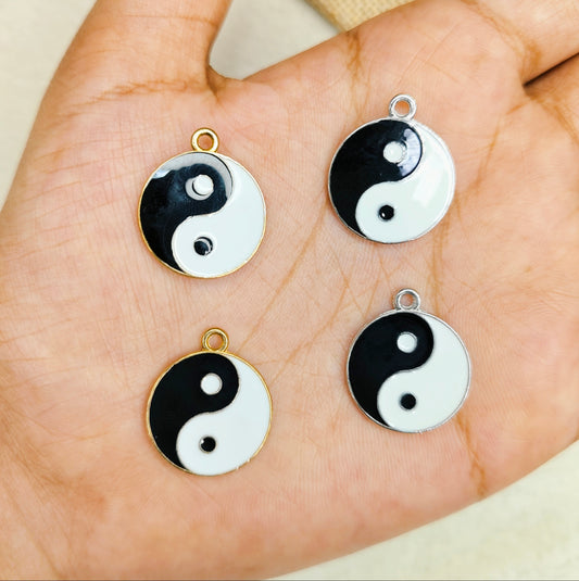 Yin Yang Reversible Metal Charms