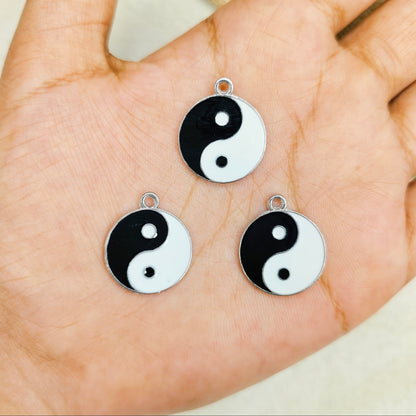 Yin Yang Reversible Metal Charms