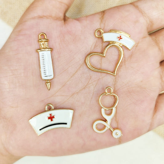 Doctor Theme Metal Charms