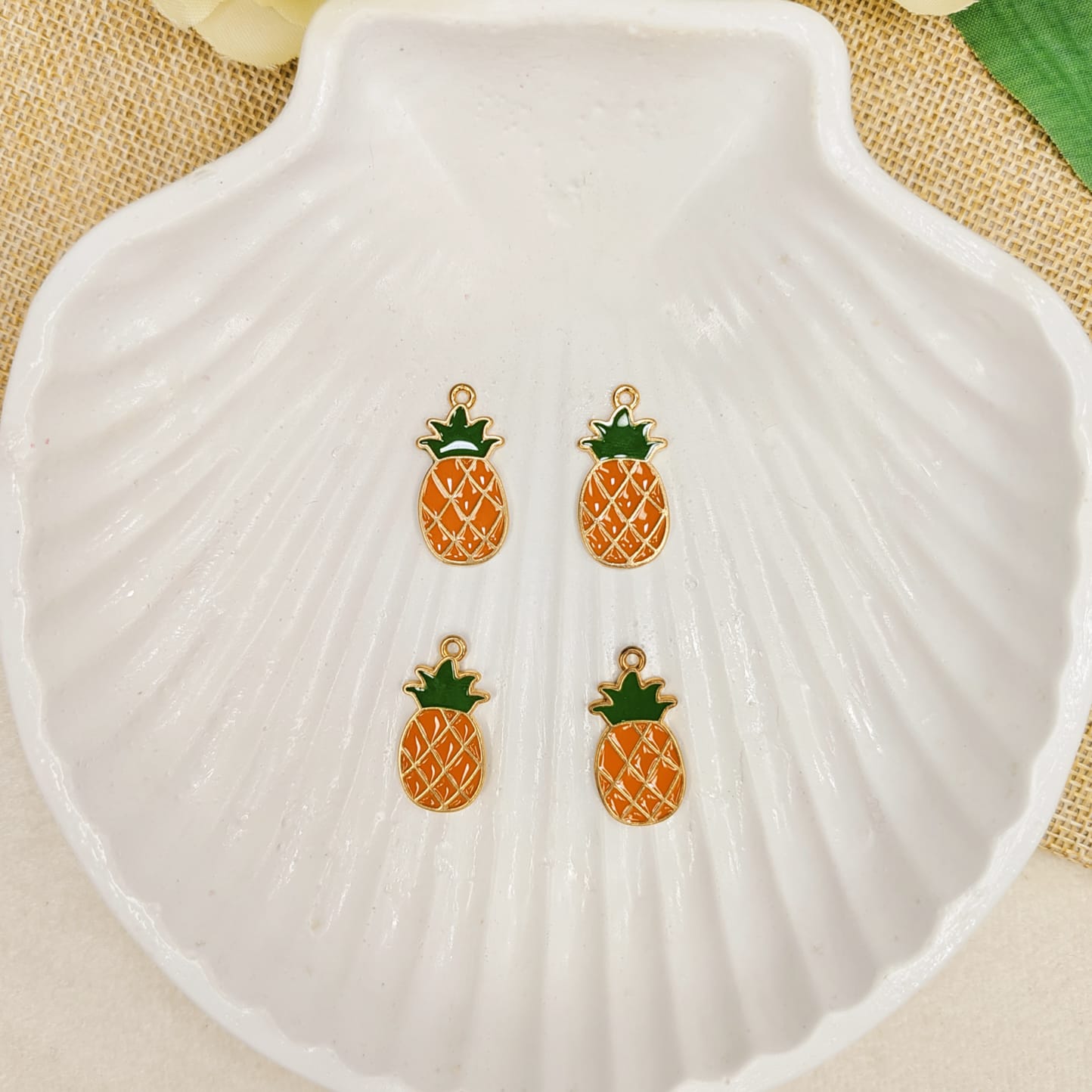 Pineapple Fruit Metal Charms