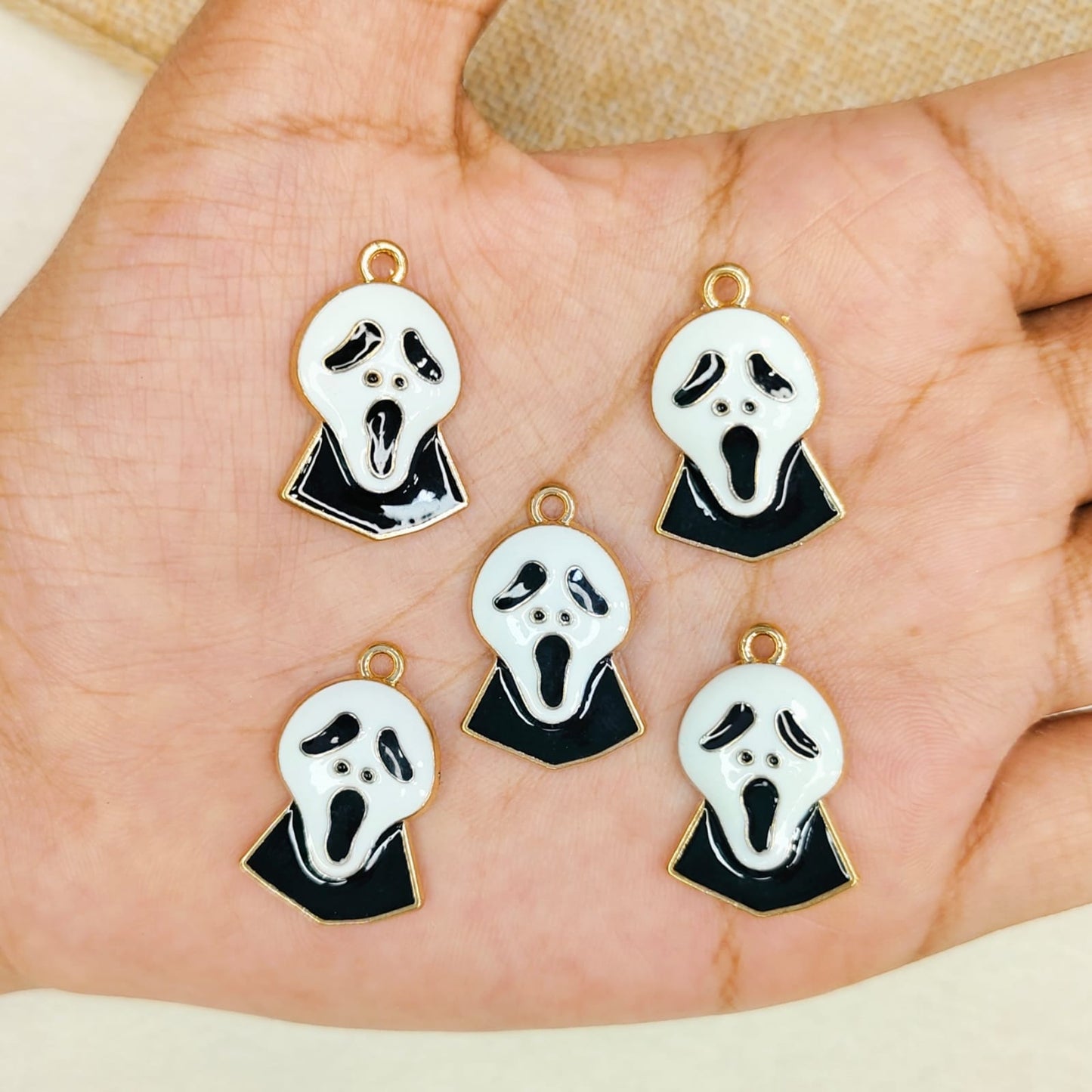 Spooky Ghost Metal Charms