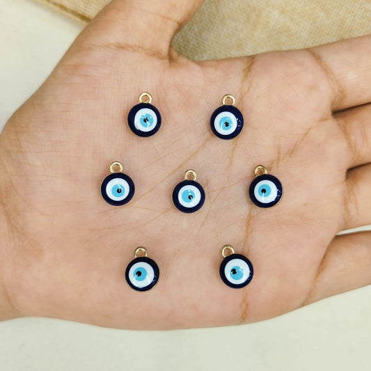 Deep Blue Evil Eye Reversible Charms