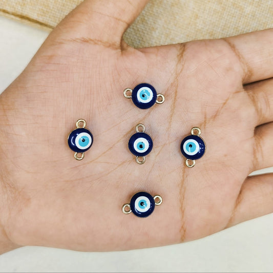 Blue Reversible Evil Eye Connectors