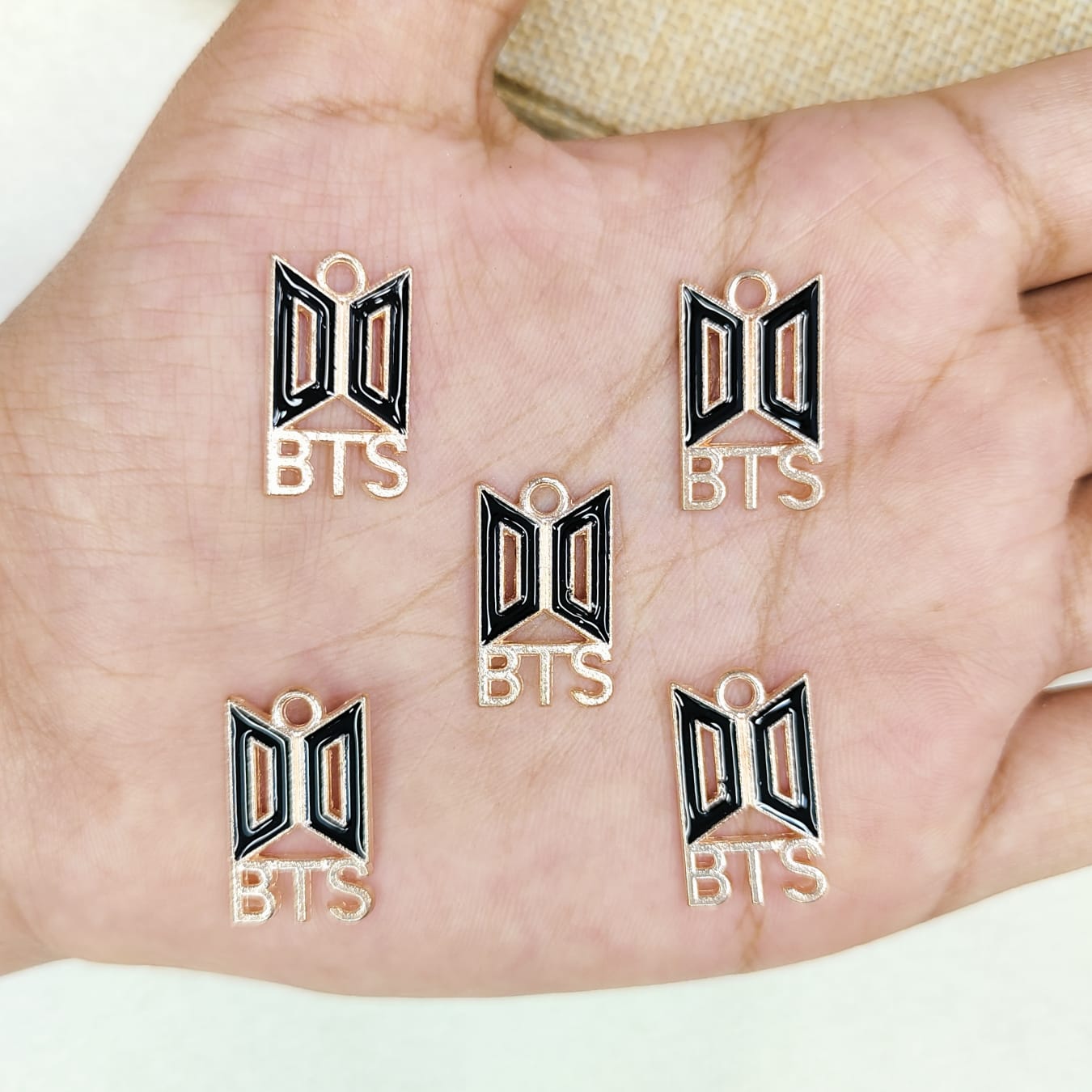 BTS Logo Metal Charms