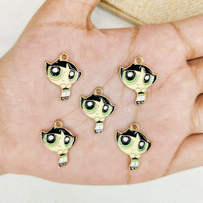 Powerpuff Girls Metal Charms