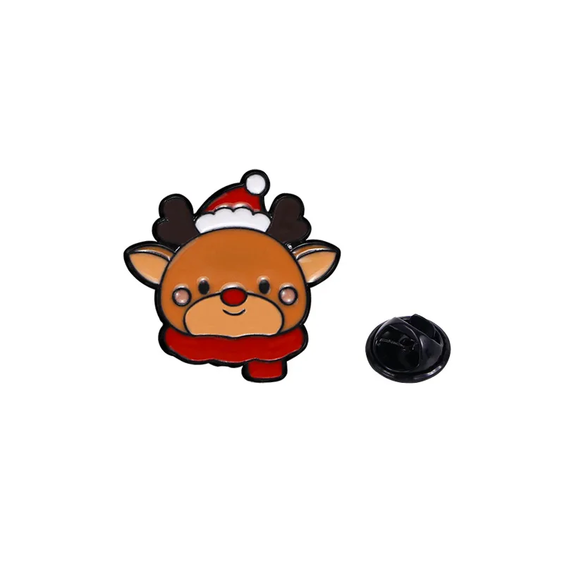 Rudolph Reindeer Christmas Theme Enamel Pin