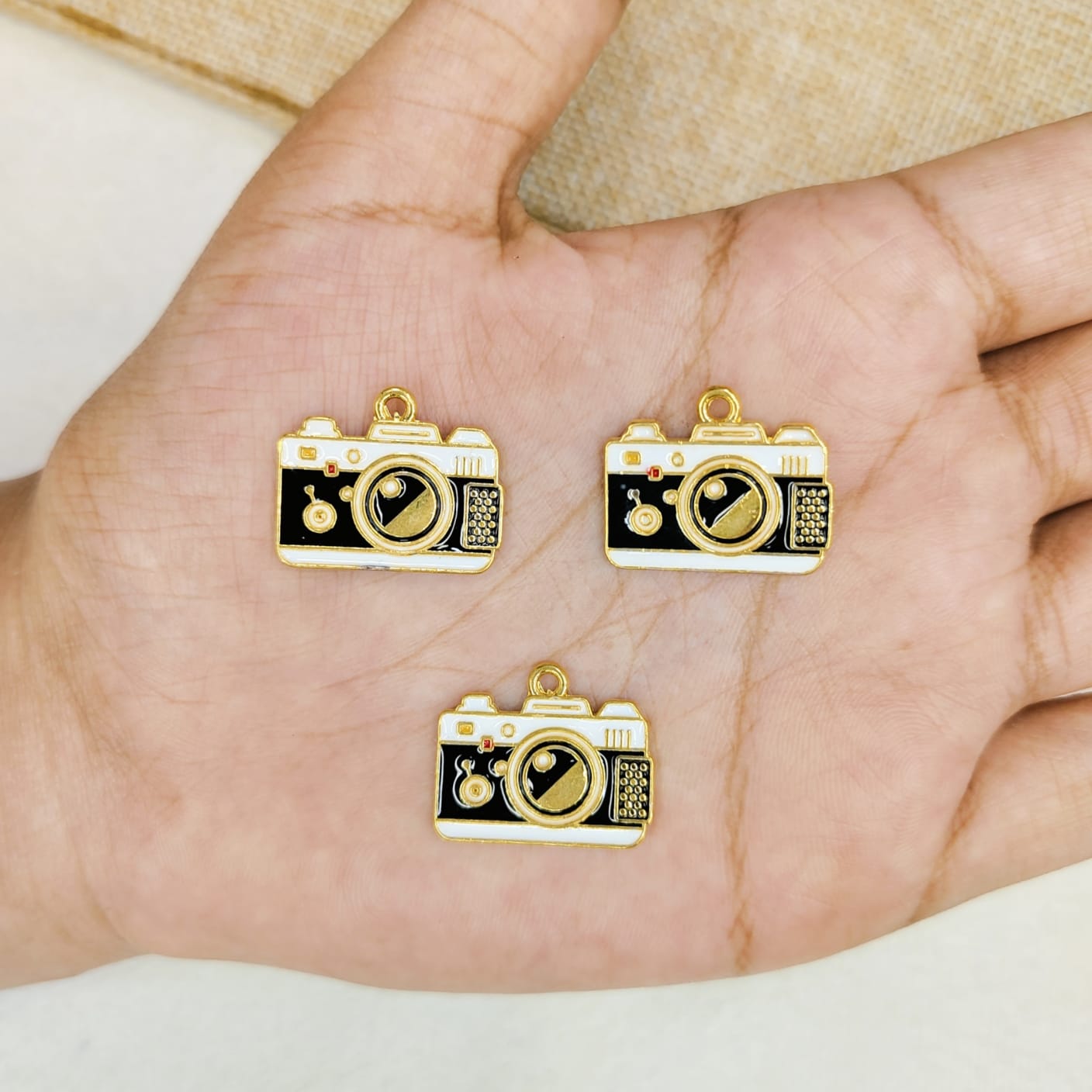 Vintage Camera Metal Charms