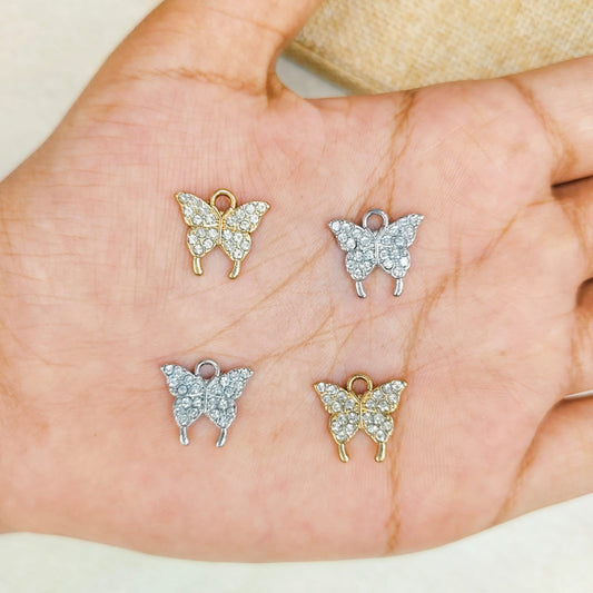 Luxury Studded Mini Butterfly Charms