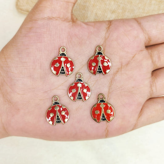 Sassy Ladybug Metal Charms