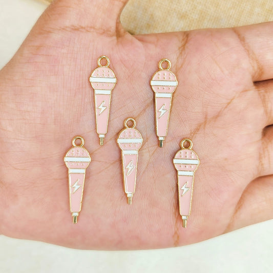 Cute Pastel Mic Charms