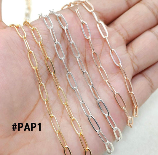 Big Size Paperclip Metal Chain (4mm)