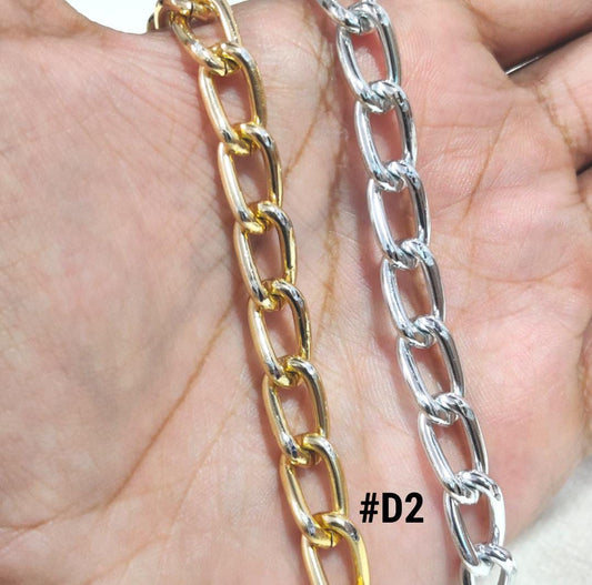 Long Cut-Link Chunky Chain