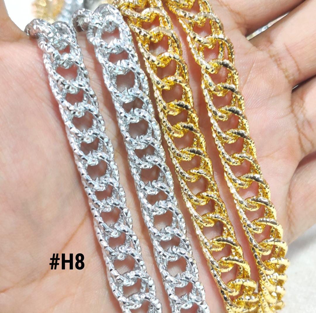 Textured Chunky Double-Link Chain