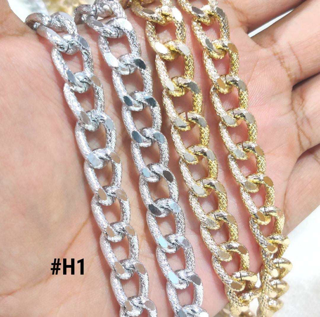 Chunky Heavy Textured Curb Chain
