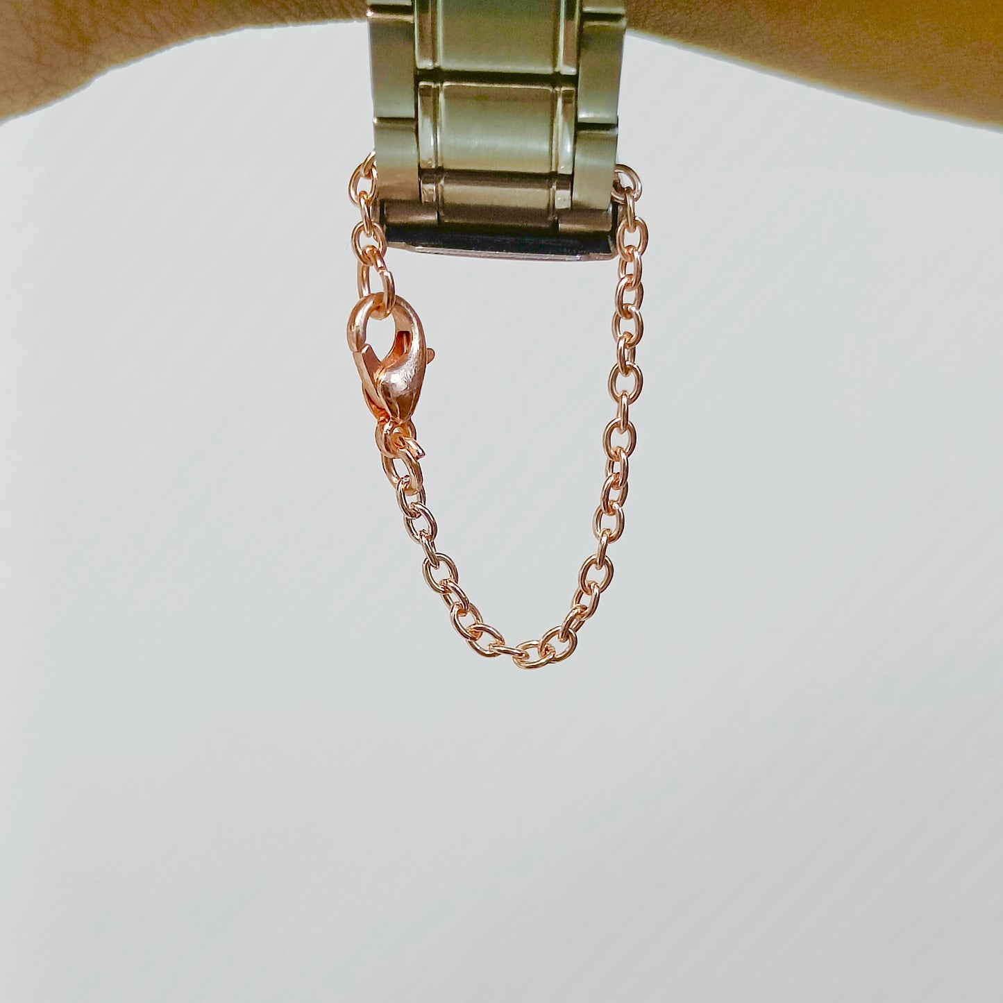 Narrow Link Chain Plain Watch Charm