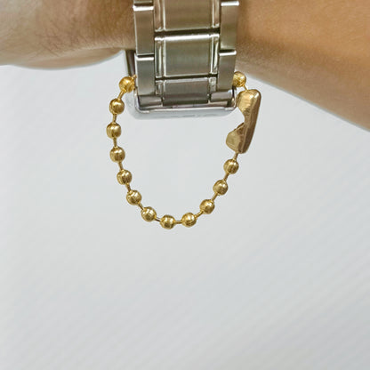 Narrow Ball Chain Plain Watch Charm