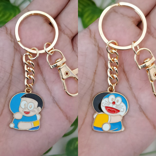 Doraemon & Nobita Reversible Bag Charm Keychain