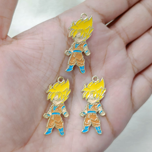 DragonBall-Z Goku Super Saiyan Metal Charms
