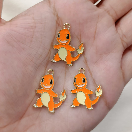 Charmander Pokemon Metal Charms