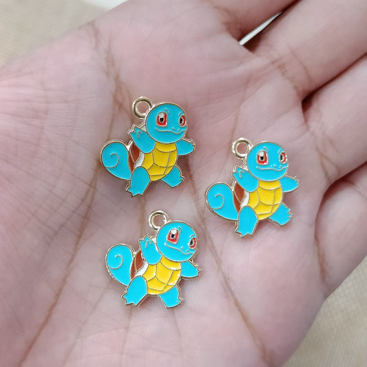 Squirtle Pokemon Metal Charms
