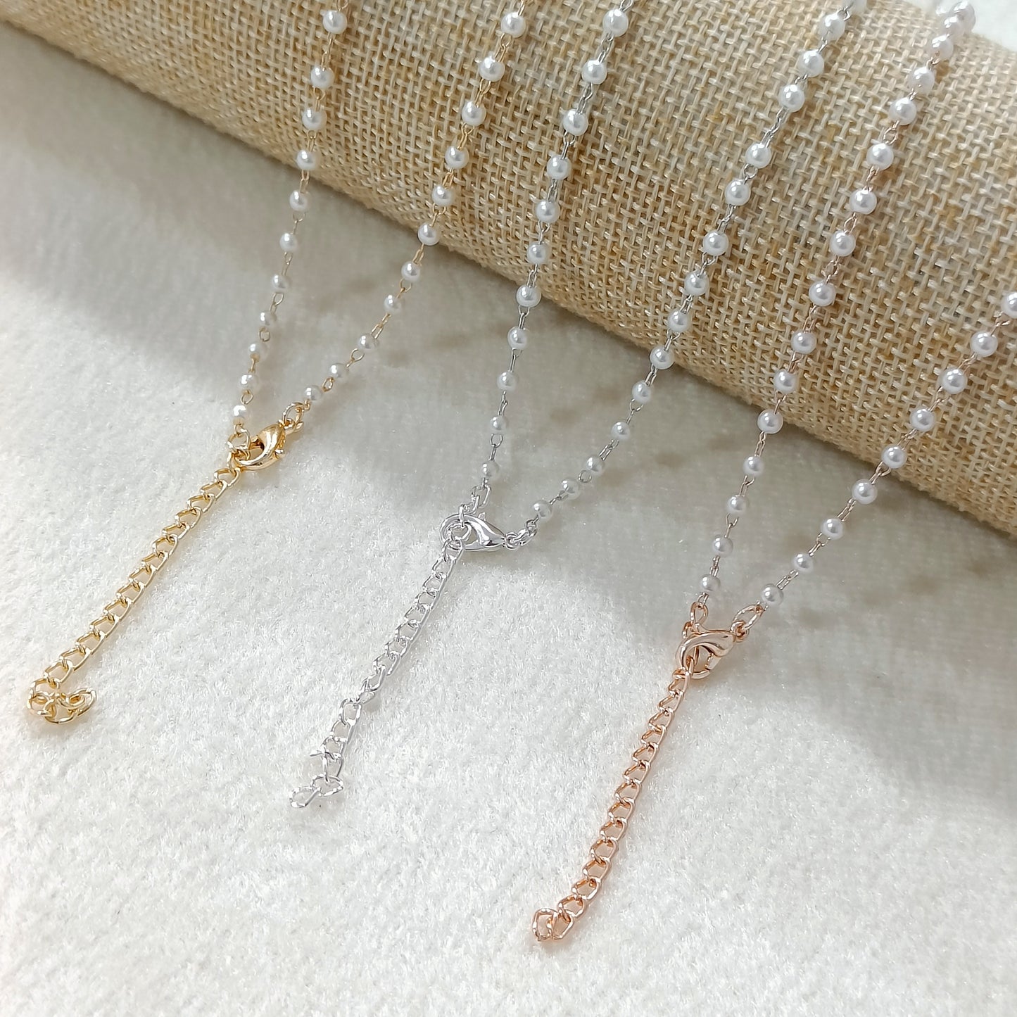 Pearl Knotting Chain Necklace
