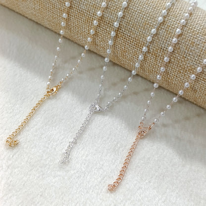 Pearl Knotting Chain Necklace