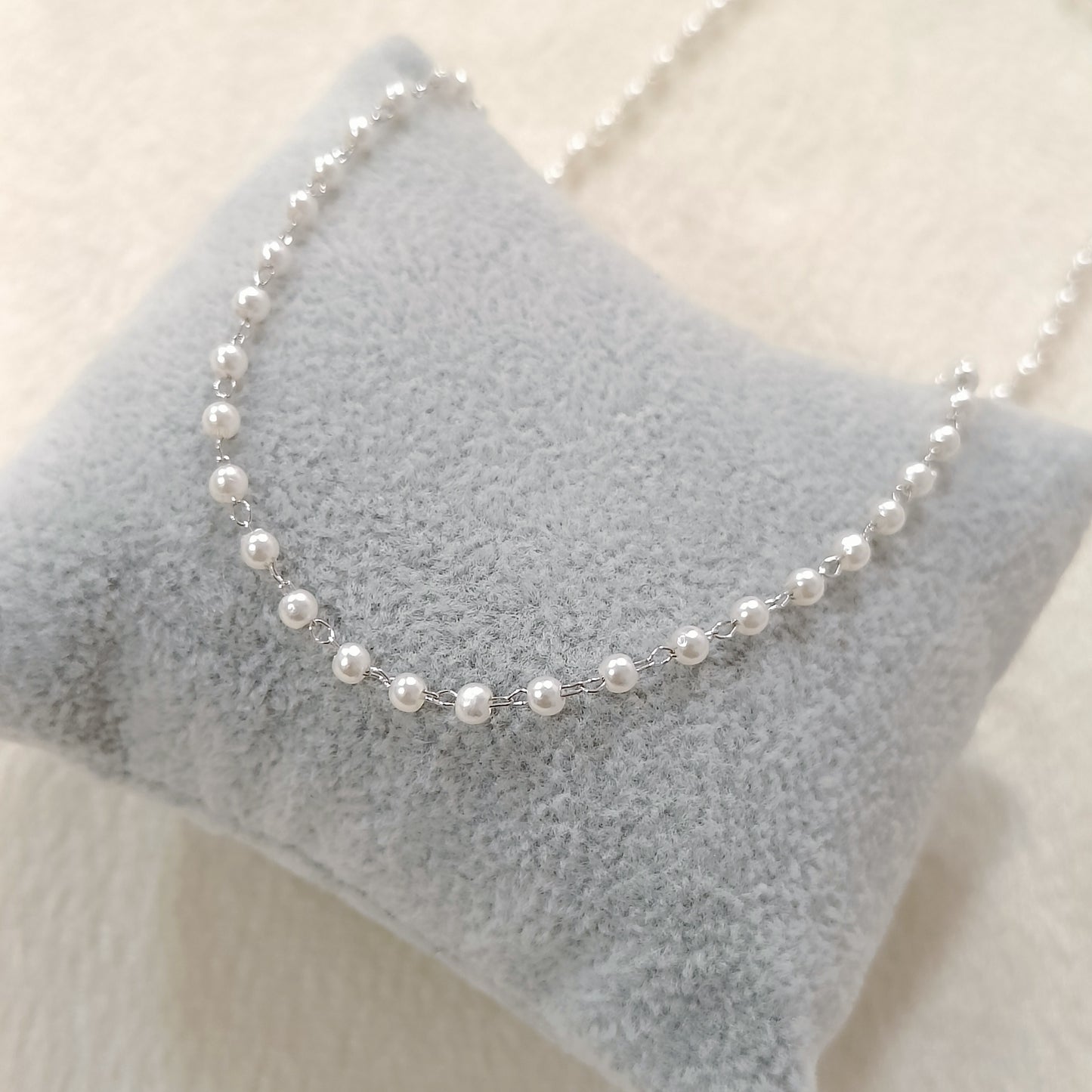 Pearl Knotting Chain Necklace