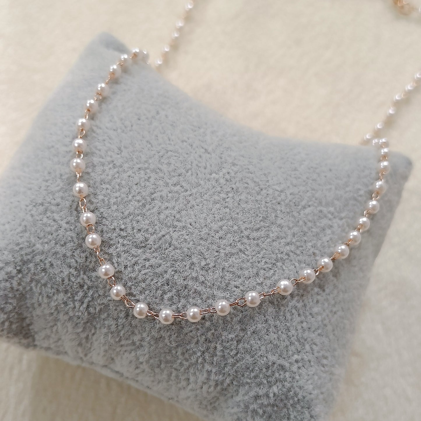 Pearl Knotting Chain Necklace